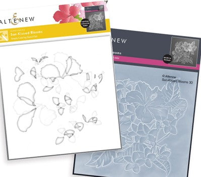 Altenew - Sun Kissed Blooms (Stencil and Embossing Folder set)