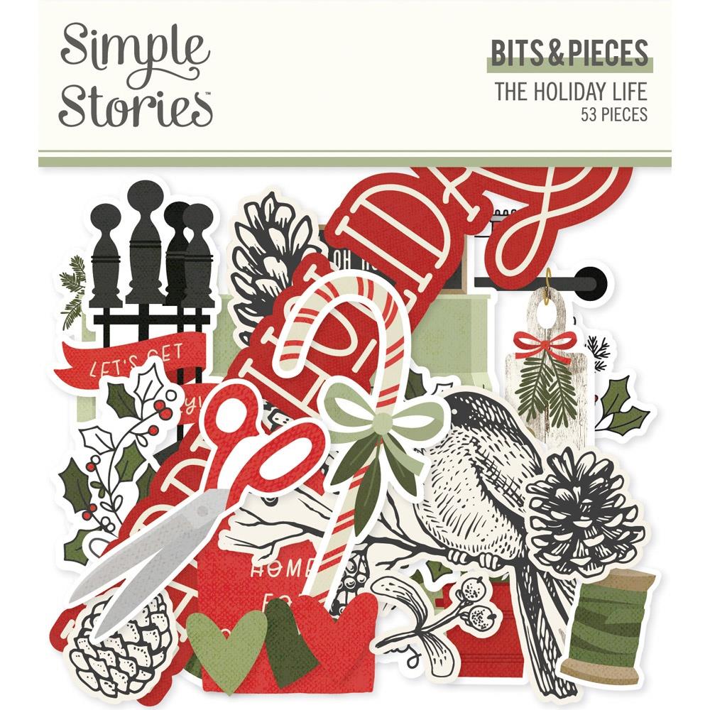 Simple Stories - The Holiday Life Bits & Pieces Die-Cuts (THL20518)