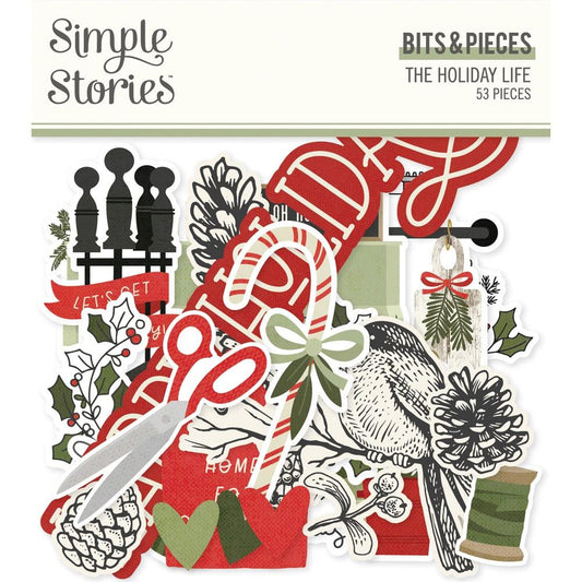 Simple Stories - The Holiday Life Bits & Pieces Die-Cuts (THL20518)