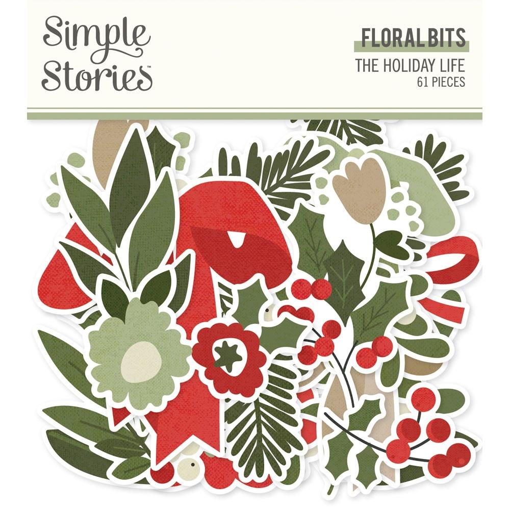 Simple Stories - The Holiday Life Bits & Pieces Floral (THL20520)
