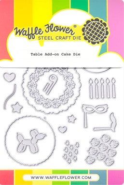 Waffle Flower - Table Add-on Cake die