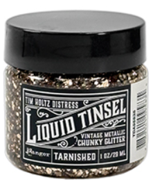 Tim Holtz Distress Liquid Tinsel Chunky Tarnished Glitter…
