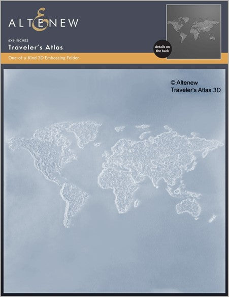 Altenew - Travelers Atlas Embossing Folder