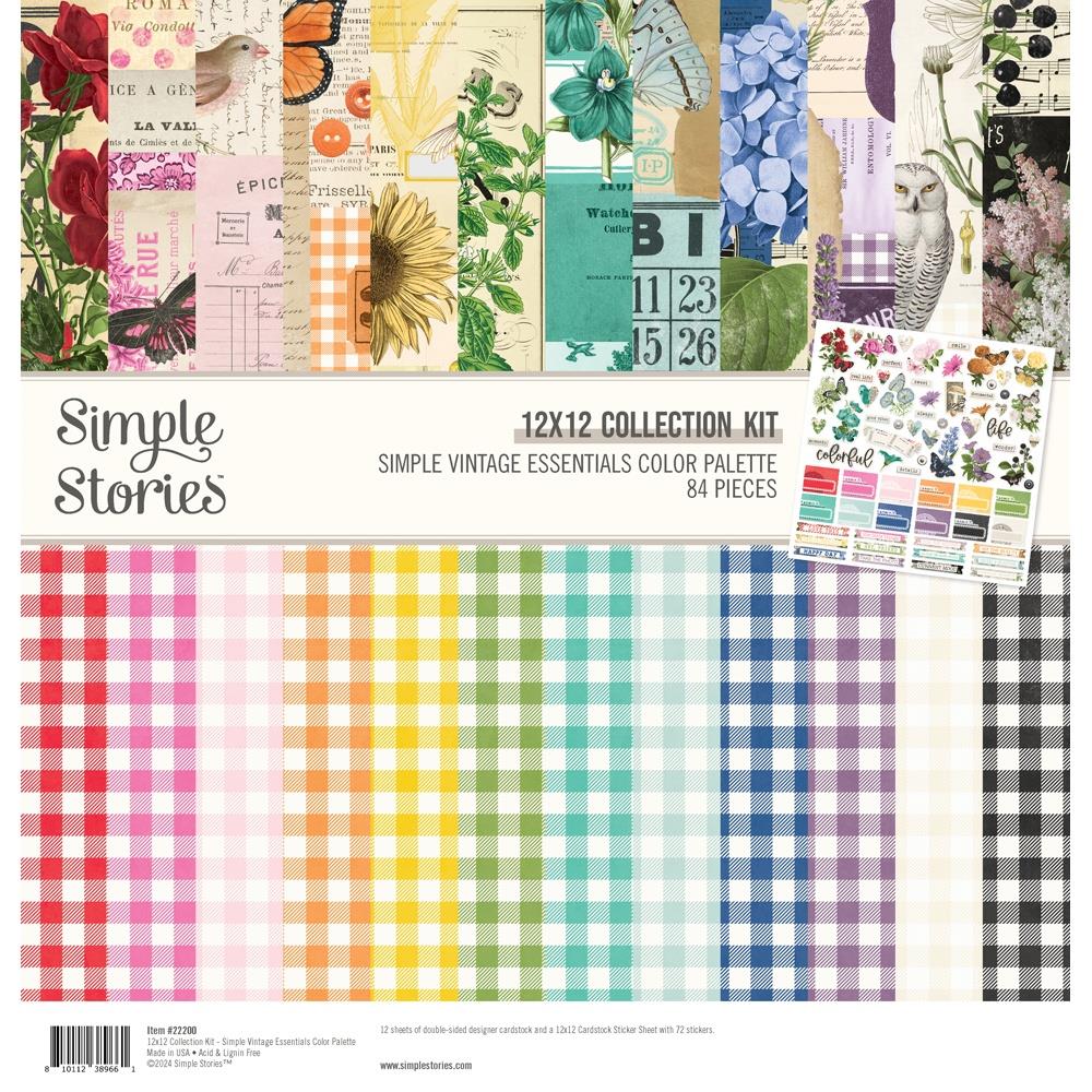 Simple Stories - Essentials Color Palette -  Collection Kit 12x12" (VCP22200)