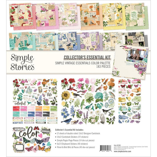 Simple Stories - Essentials Color Palette -  Collector's Essential Kit 12x12" (VCP22201)