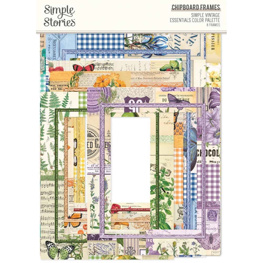 Simple Stories Essentials Color Palette - Chipboard Frames VCP22234