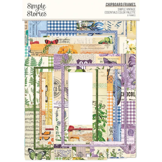 Simple Stories Essentials Color Palette - Chipboard Frames VCP22234