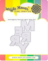 Waffle Flower - Overlapping Vertical Merry die set