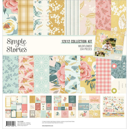 Simple Stories - Wildflowers Collection 12x12 Kit (WIL19500)