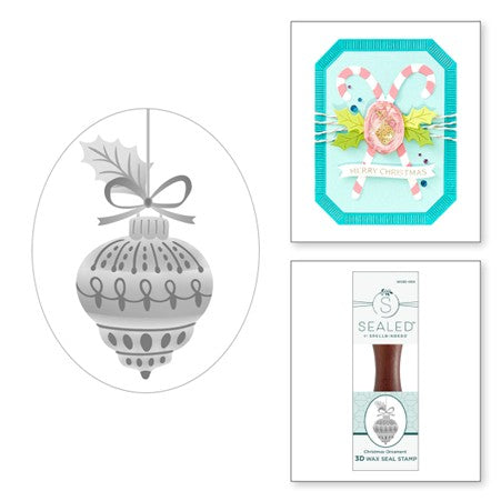 Spellbinders - 3D Christmas Ornaments 3D Wax Seal