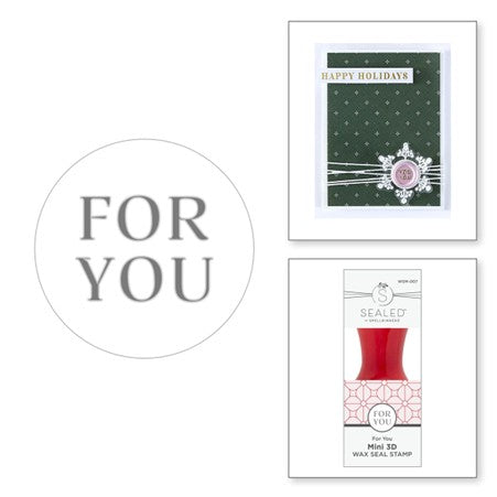 Spellbinders - For You Mini Wax Seal WSM007