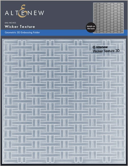 Altenew - 3D Embossing Folder - Wicker Texture
