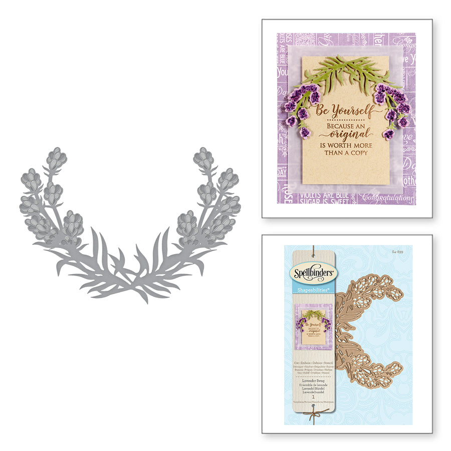 Spellbinders S4-839 Lavender Swag