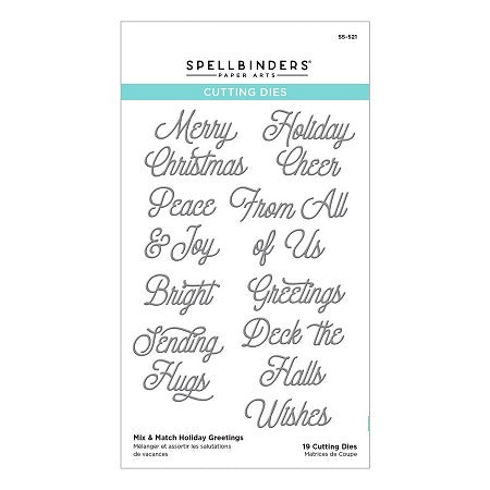 Spellbinders S5-521 Mix & Match Holiday Greeting