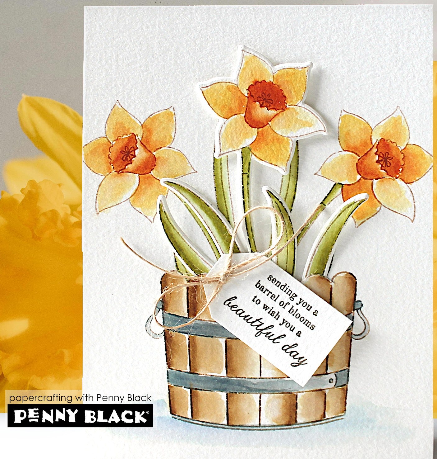 Penny Black - 31-096/51-856 Blooming Barrel (stamp and die set) sold out