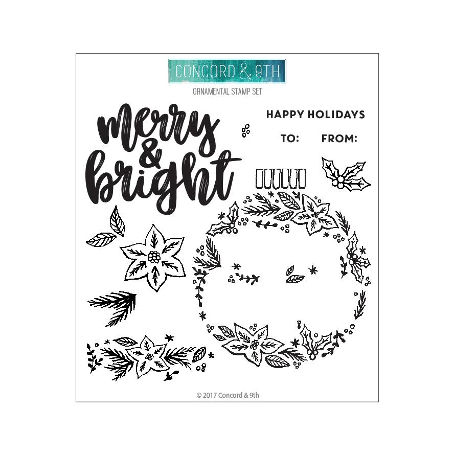 Concord & 9th - 10276 Ornamental stamp set