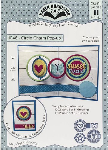 Karen Burniston - 1046 Circle Charm Pop Up