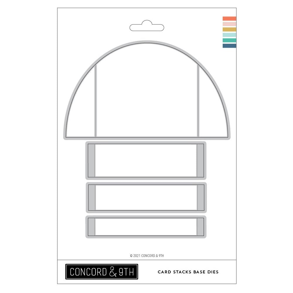Concord & 9th - 11189 Card Stacks Base dies