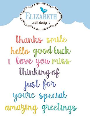 Elizabeth Crafts 1466 - Words 2-Thinking Of You