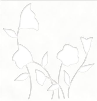Penny Black - 25-002 Flower Dance Stencil:-