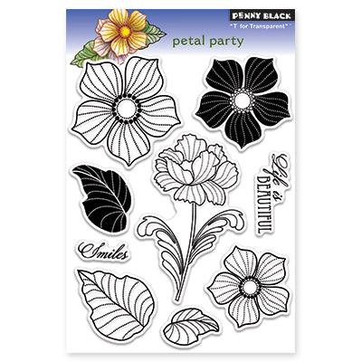 Penny Black 30-113 Petal Party..*