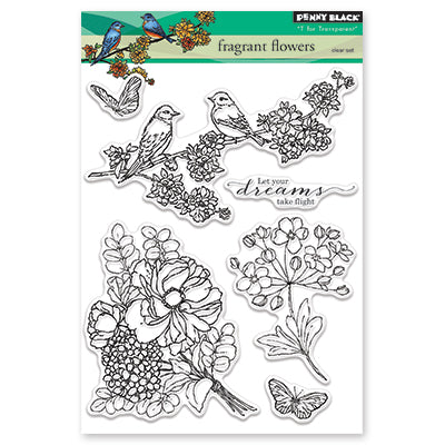 Penny Black 30-420 Fragrant Flowers..* – Michelle's Cards & Stamps