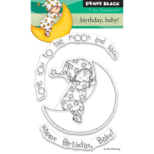 Penny Black 30-411 Birthday Baby mini stamp