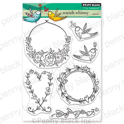 Penny Black - 30-654 Wreath Whimsy