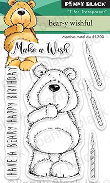 Penny Black - 30-804 Beary Wishful mini (stamp set)- Out of stock