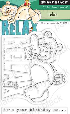 Penny Black - 30-820/51-702 Relax Mini (stamp & die set)