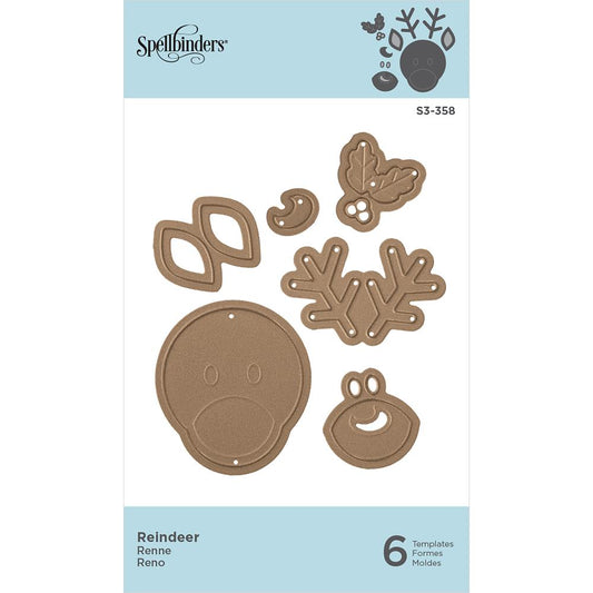 Spellbinders S3358 Reindeer Shapeabilities Die D-Lites