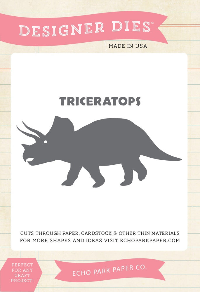 Echo Park - 355 Triceratops Small die*