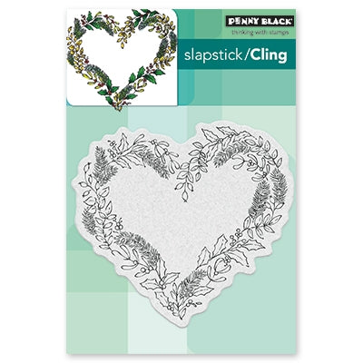 Penny Black 40-482 Heart Wreath..*