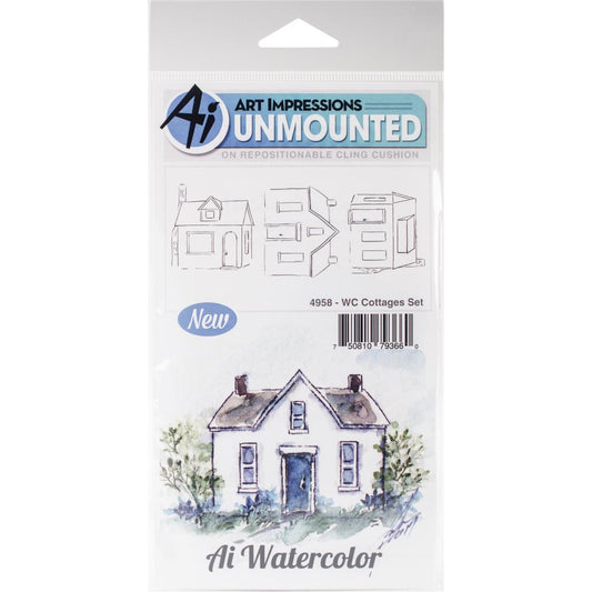 Art Impressions - 4958 WC Cottages set