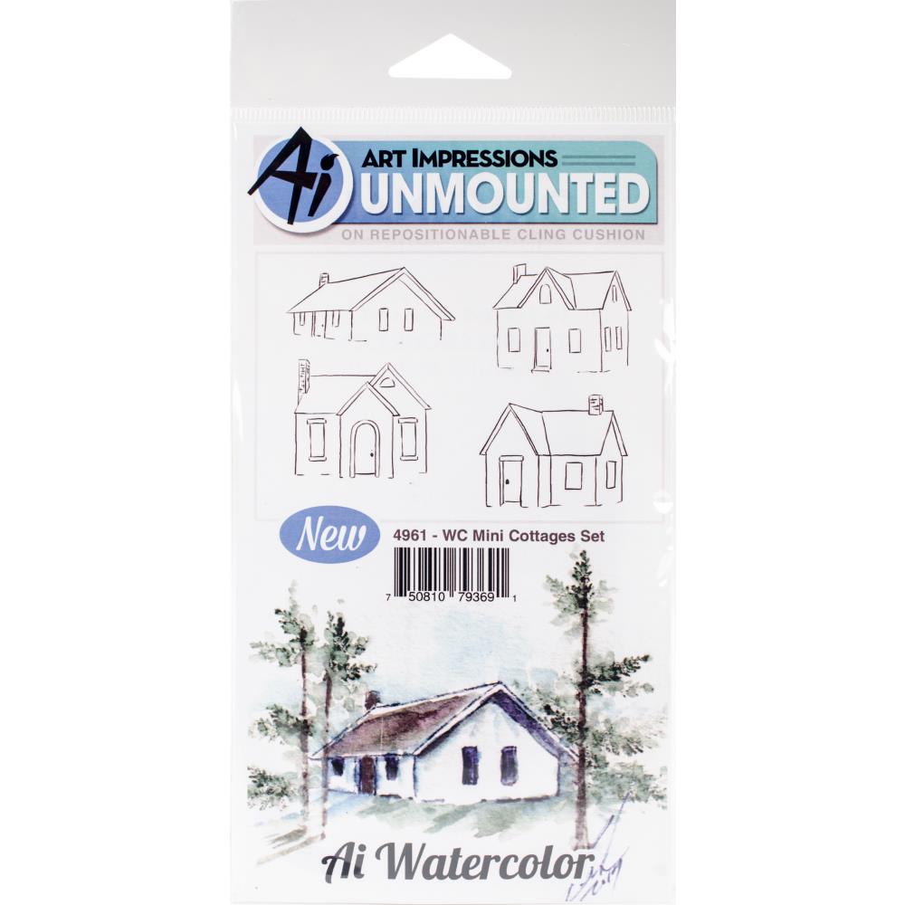 Art Impressions - 4961 WC Mini Cottages set*