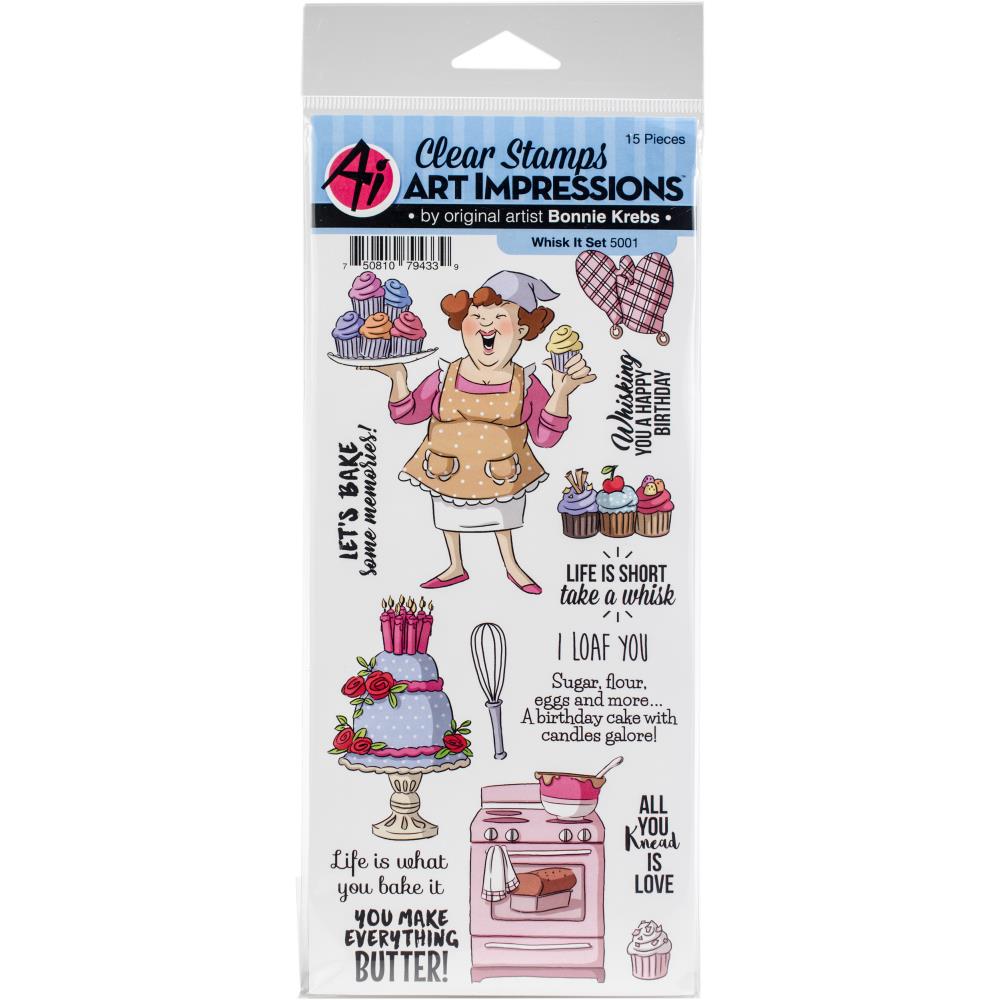 Art Impressions 5001 Whisk It (Work & Play Clear Stamps)*