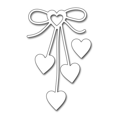 Penny Black die - 51-299 Heart Bow..