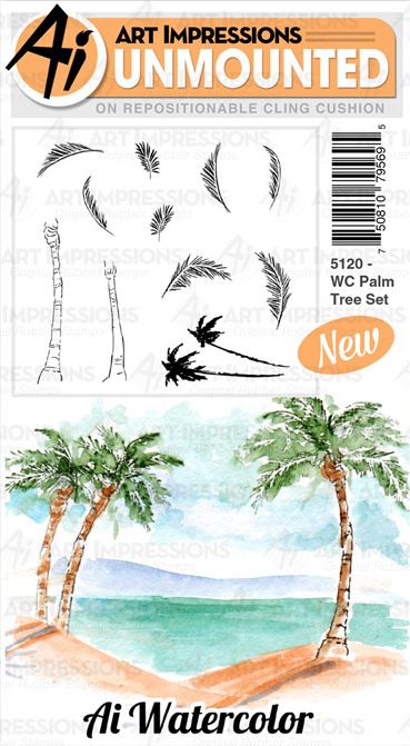 Art Impressions - 5120 WC Palm Tree*