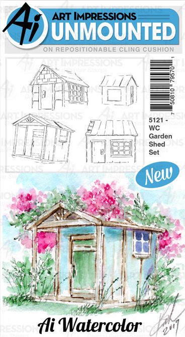 Art Impressions - 5121 WC Garden Shed*