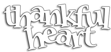 Penny Black - 51-425 Thankful Heart (die)..