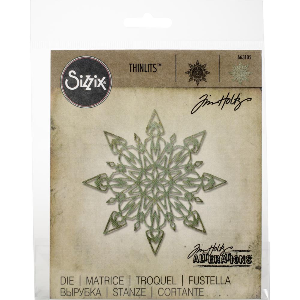 Tim Holtz / Sizzix 663105 Flurry #1 die*