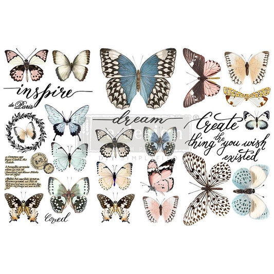 Prima Marketing (653385) Papillon Collection Transfers 6x12" 3 sheets