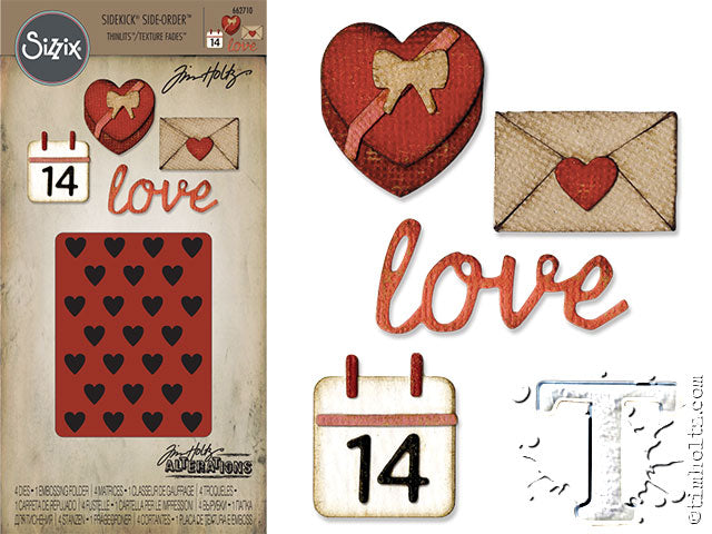 Tim Holtz Sizzix 662710T Sidekick Side-Order Valentine..*