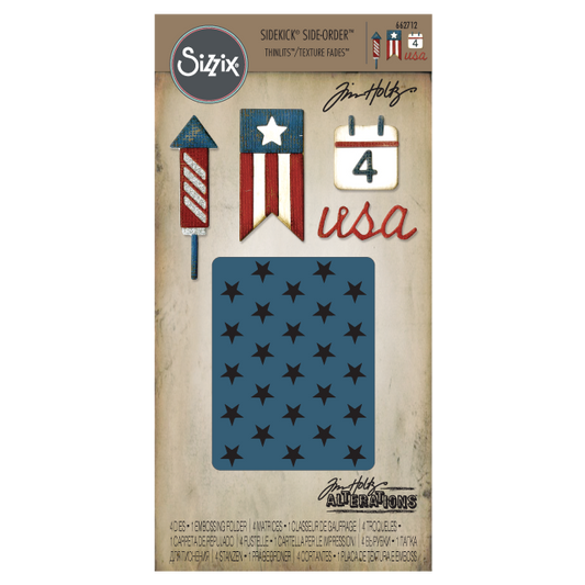 Tim Holtz Sizzix 662712T Sidekick Side-Order Americana..*