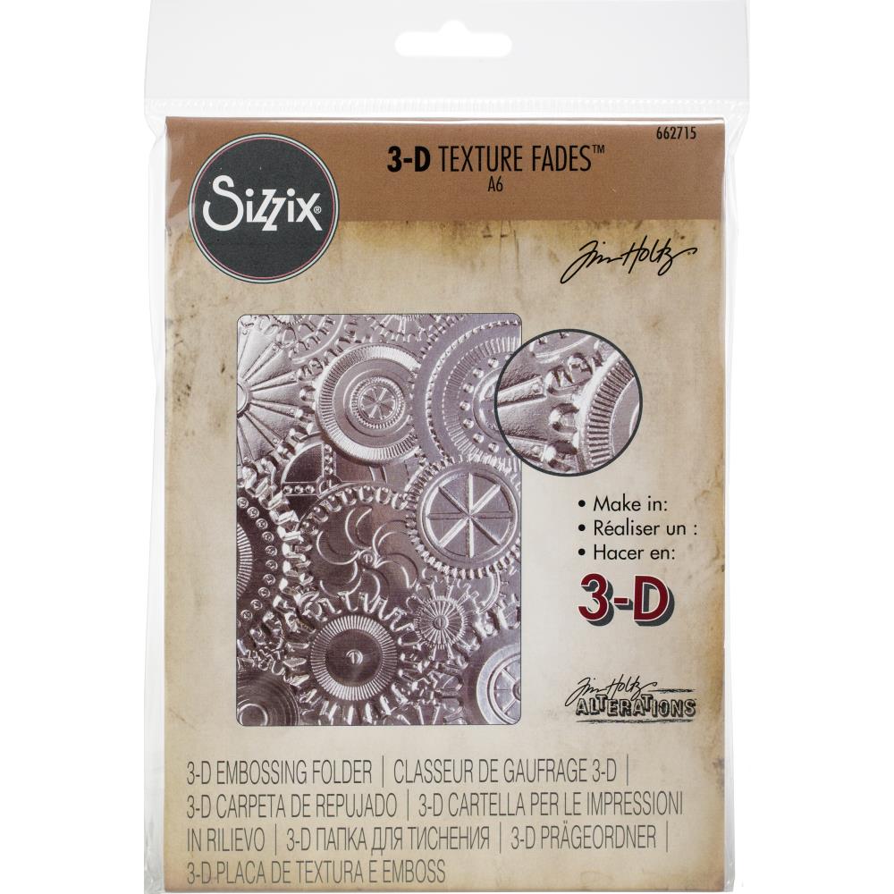 Tim Holtz / Sizzix - 662715 Texture Fades - Mechanics*