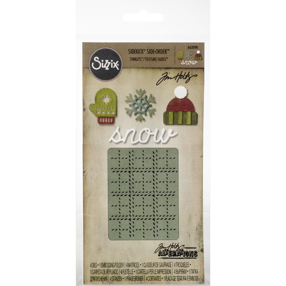 Tim Holtz - Sizzix 663098 Winter Sidekick Side-Order set........