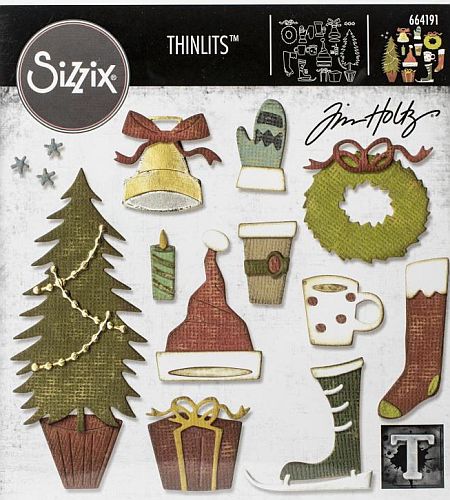 Tim Holtz 664191 - Festive Things die set*