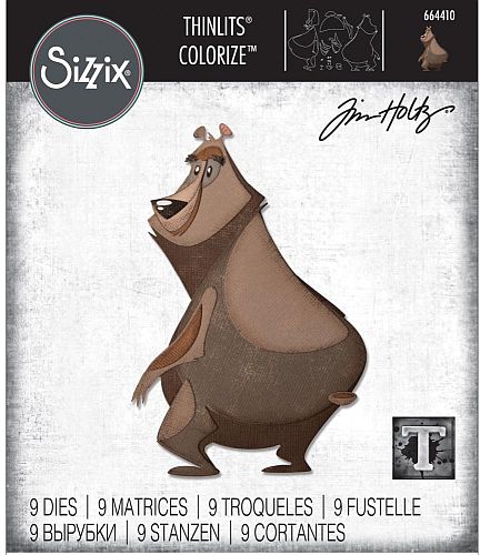 Tim Holtz / Sizzix 664410 Theodore Thinlits set*