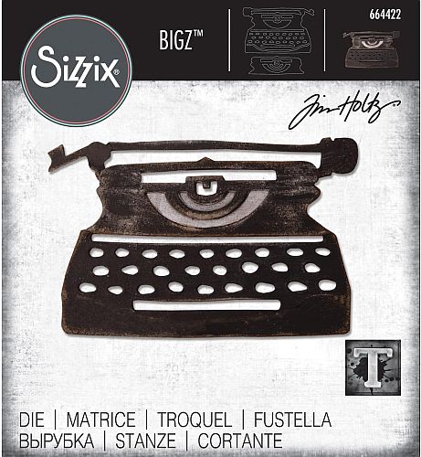 Tim Holtz / Sizzix 664422 Retro Type Bigz die*