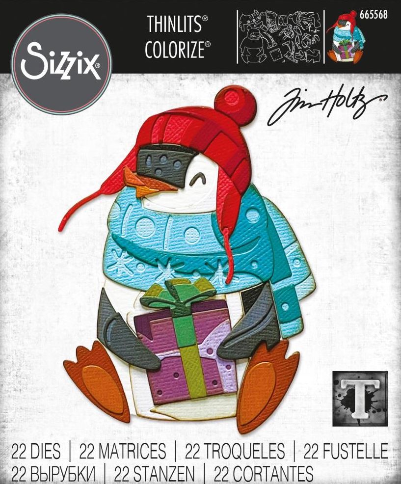 Tim Holtz / Sizzix - 665568 Eugene Colorize*